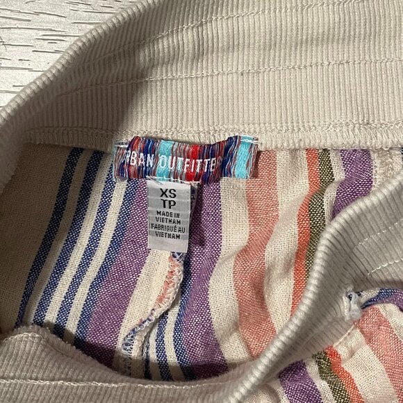 Urban Outfitter Costa Linen Pants Striped - Picture 7 of 10
